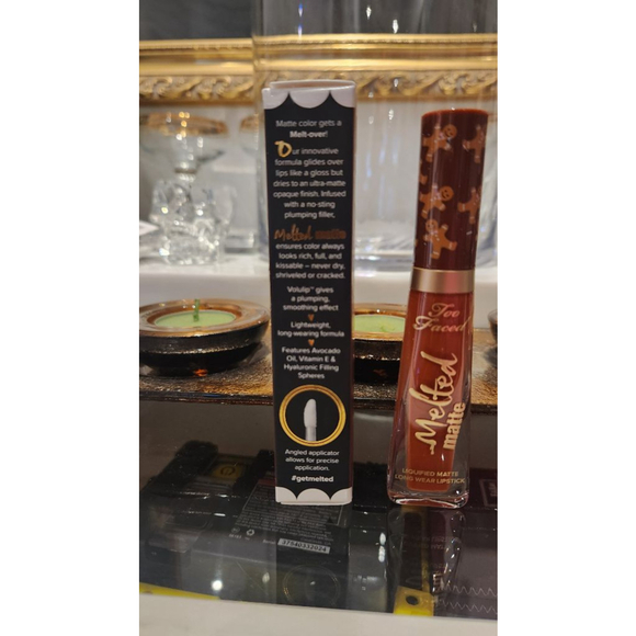 Too Faced Gingerbread Man Melted Matte Lipstick - Picture 2 of 3